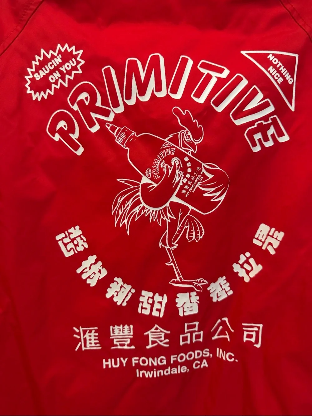 Primitive skateboarding sriracha
